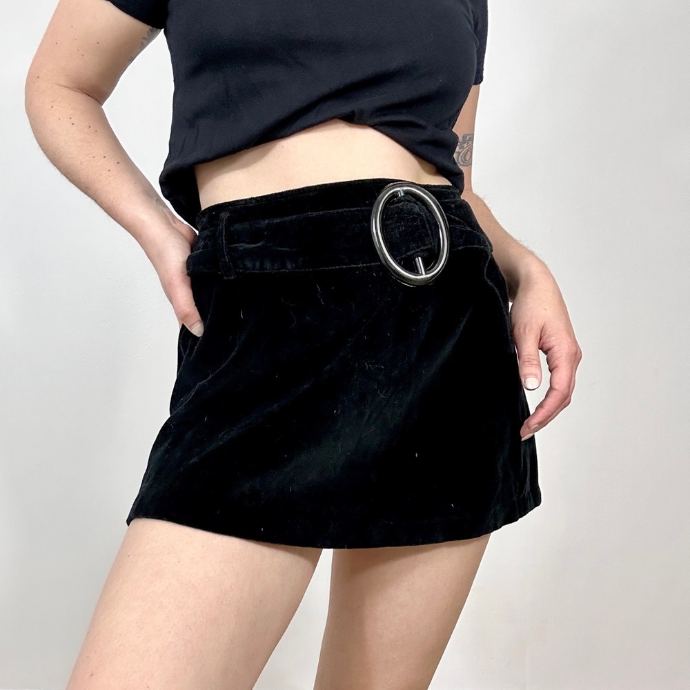 *Vintage Sospiro Velvet Mini Skirt